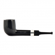   Peterson Junior Ebony Silver Mounted Straight Lovat ( )