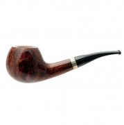  L`Anatra Smooth Bent Apple Silver 1 Egg (  9 )