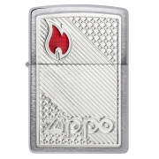  Zippo - 48126 Brushed Chrome