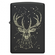  Zippo - 48385 Deer Black Matte