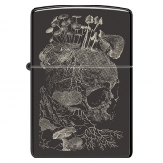  Zippo - 48590 Skull High Polish Black